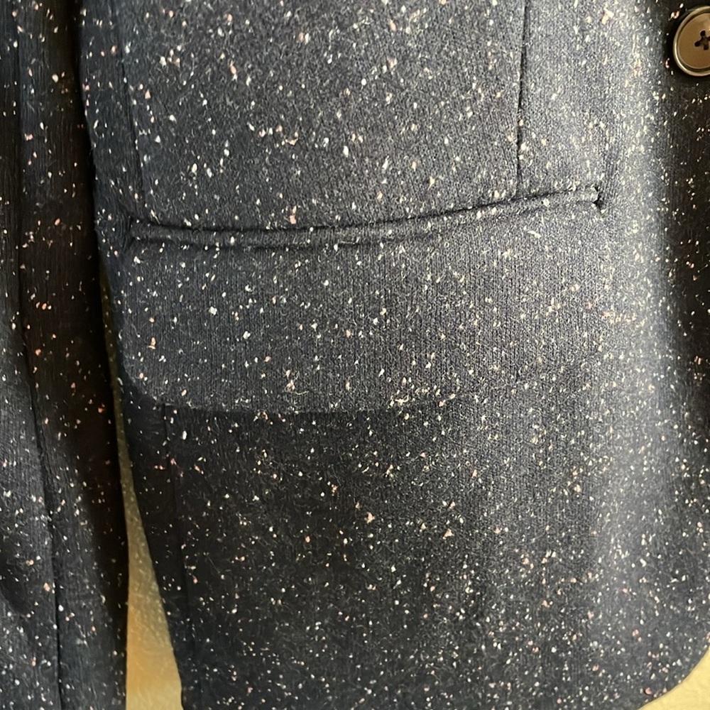 Loft Women’s tweed navy blue jacket | size 10 - Picture 3 of 6